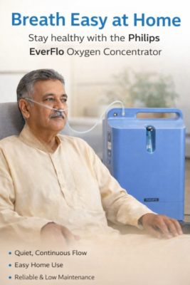Philips Respironics Everflo Oxygen Concentrator On Rent @3500/-