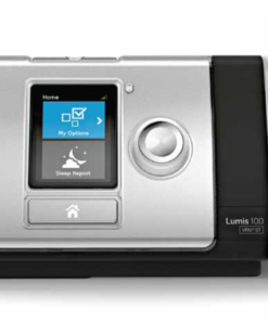 Alternative view of Resmed Lumis 100 ST with humidifier on rent