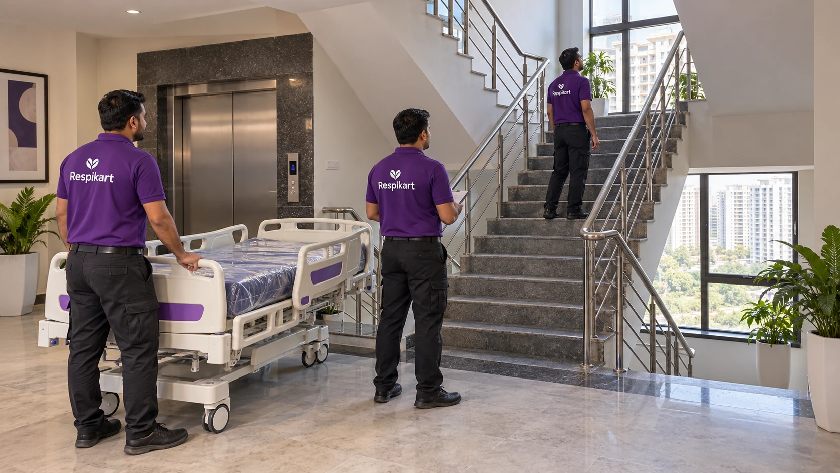 Medical equipment delivery checklist for high-rise apartments