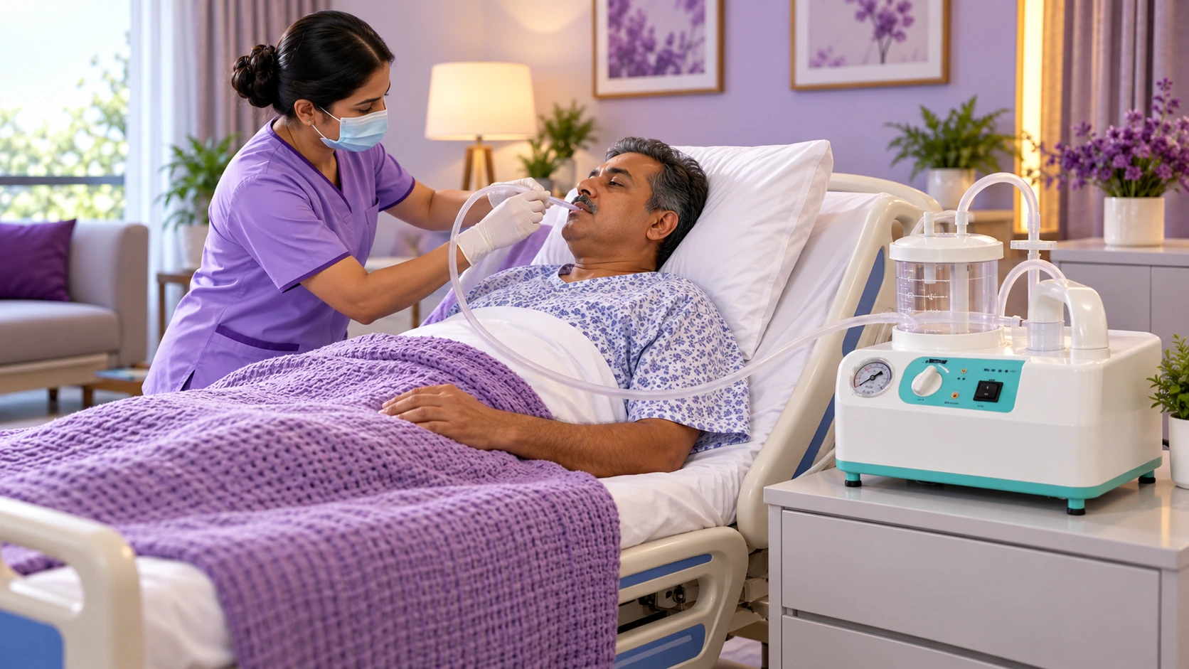 How a medical suction machine works