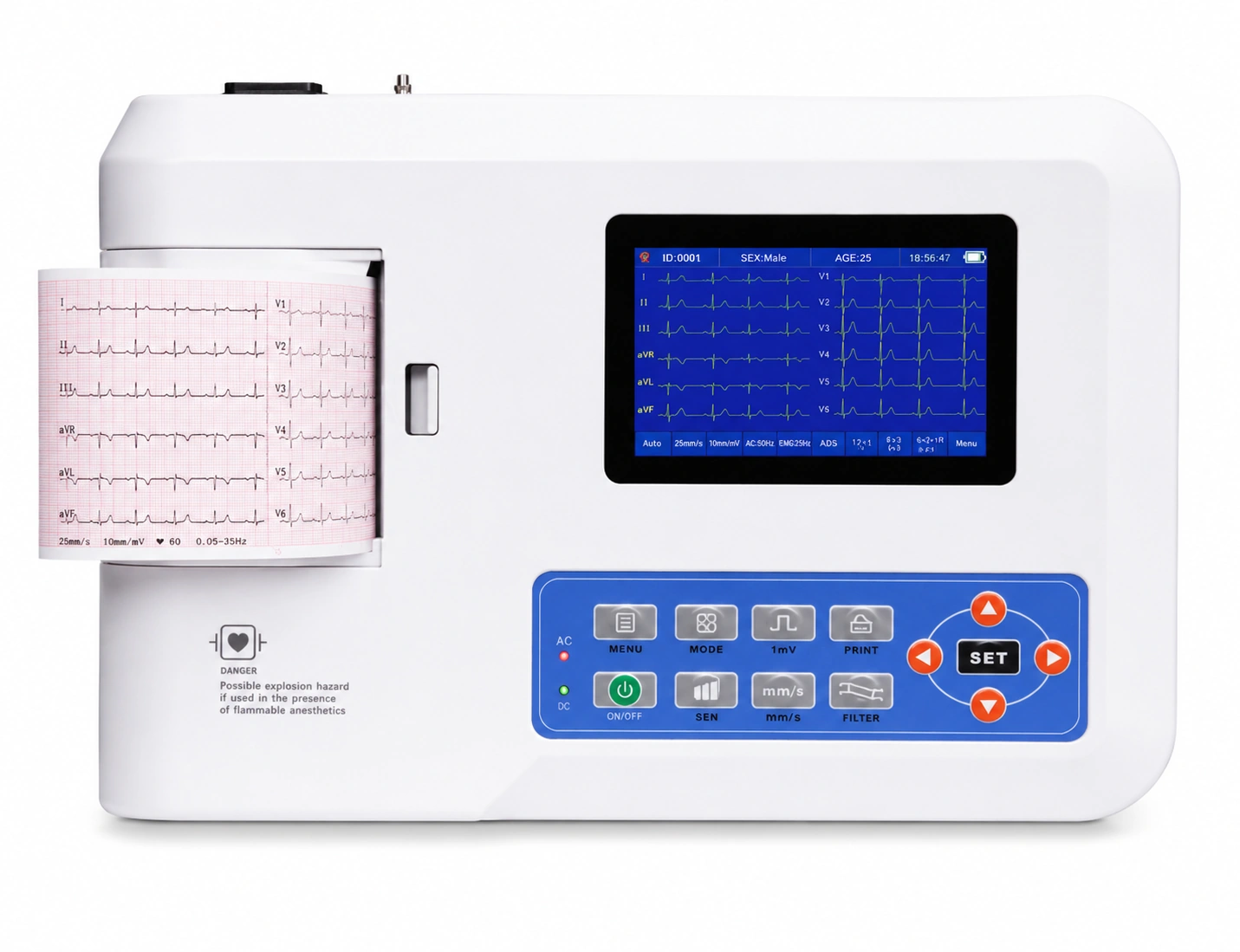 Contec 600G 6-Channel ECG Machine - Image 2