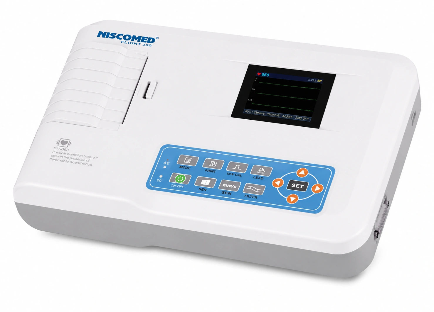 Niscomed 3-Channel ECG Machine- Flight 300 - Image 3