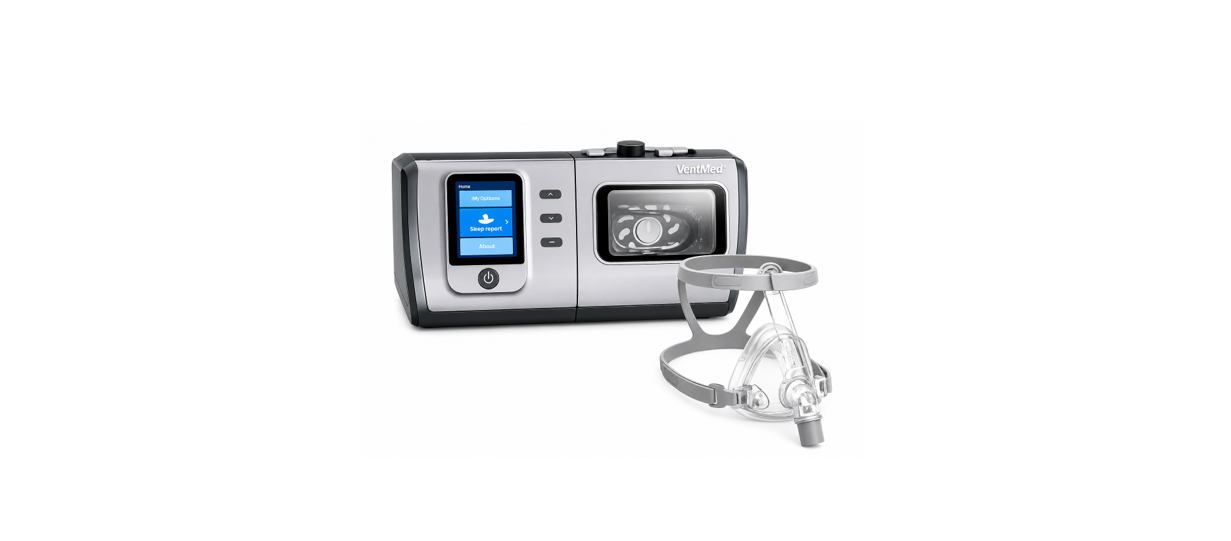 VentMed DS8 BiPAP ST30 with Humidifier and Full Face Mask
