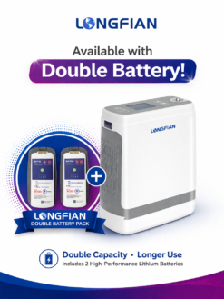 Longfian JAY-1000P Portable Oxygen Concentrator with Double Battery @ Rs 95,000