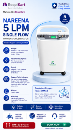 Nareena 5 LPM Single Flow