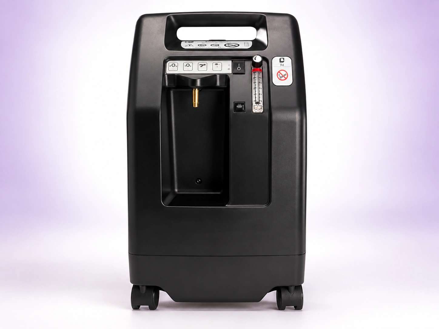 DeVilbiss 5 Liter Oxygen Concentrator control panel