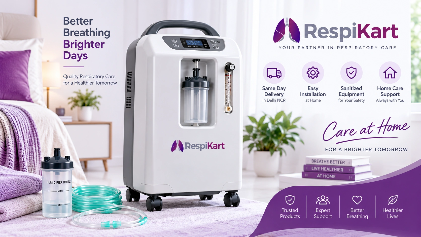 Respikart Oxygen Concentrator Home Delivery Delhi NCR