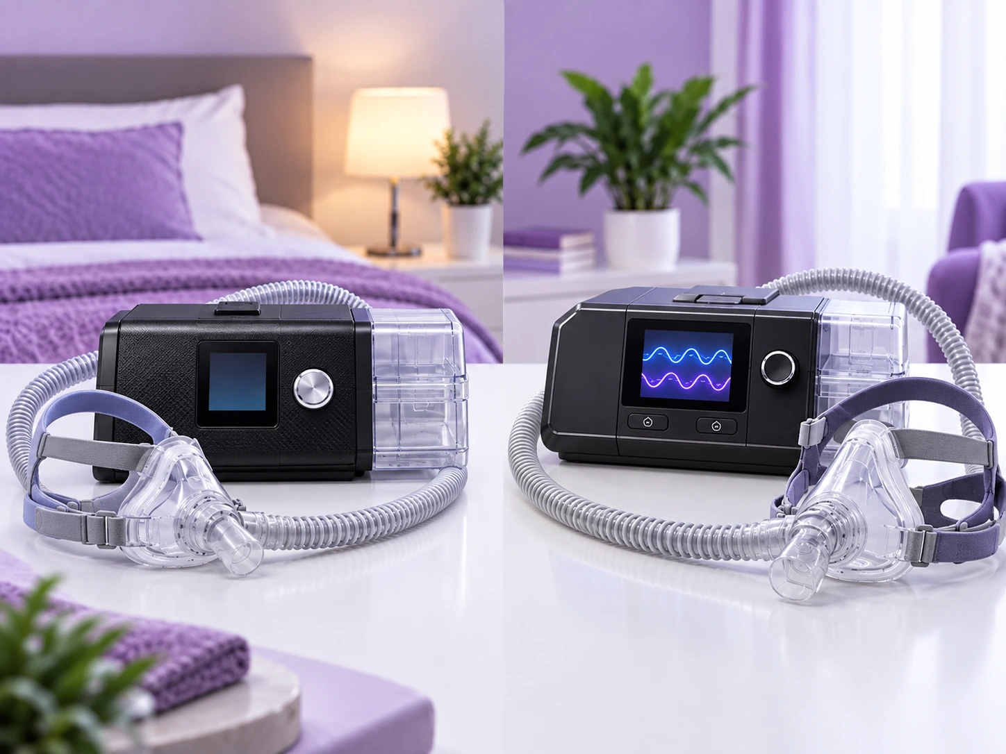CPAP and BiPAP machine comparison in home healthcare