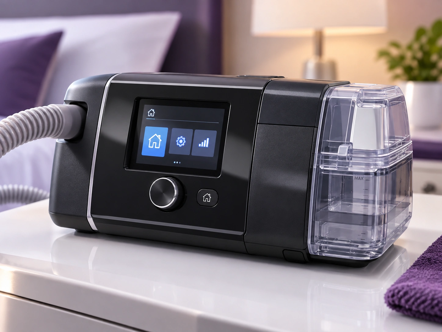 BMC G3 A20 humidifier and CPAP control interface