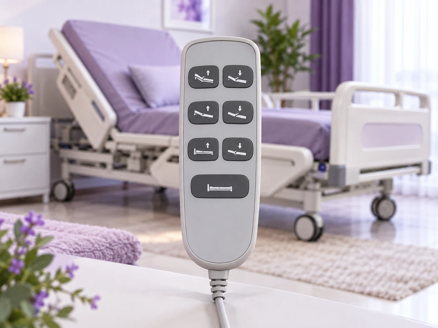 Electric recliner bed remote control