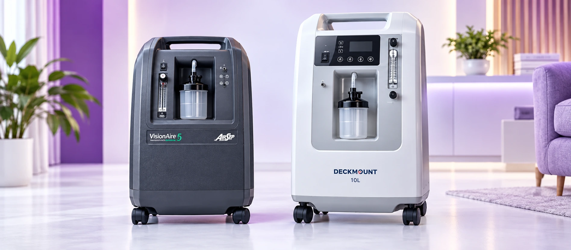 5 LPM vs 10 LPM oxygen concentrator comparison