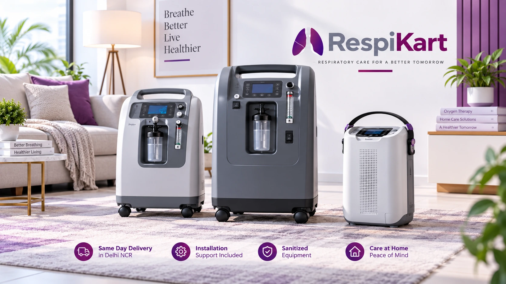 Best Oxygen Concentrator Under ₹50000 and ₹1 Lakh in India