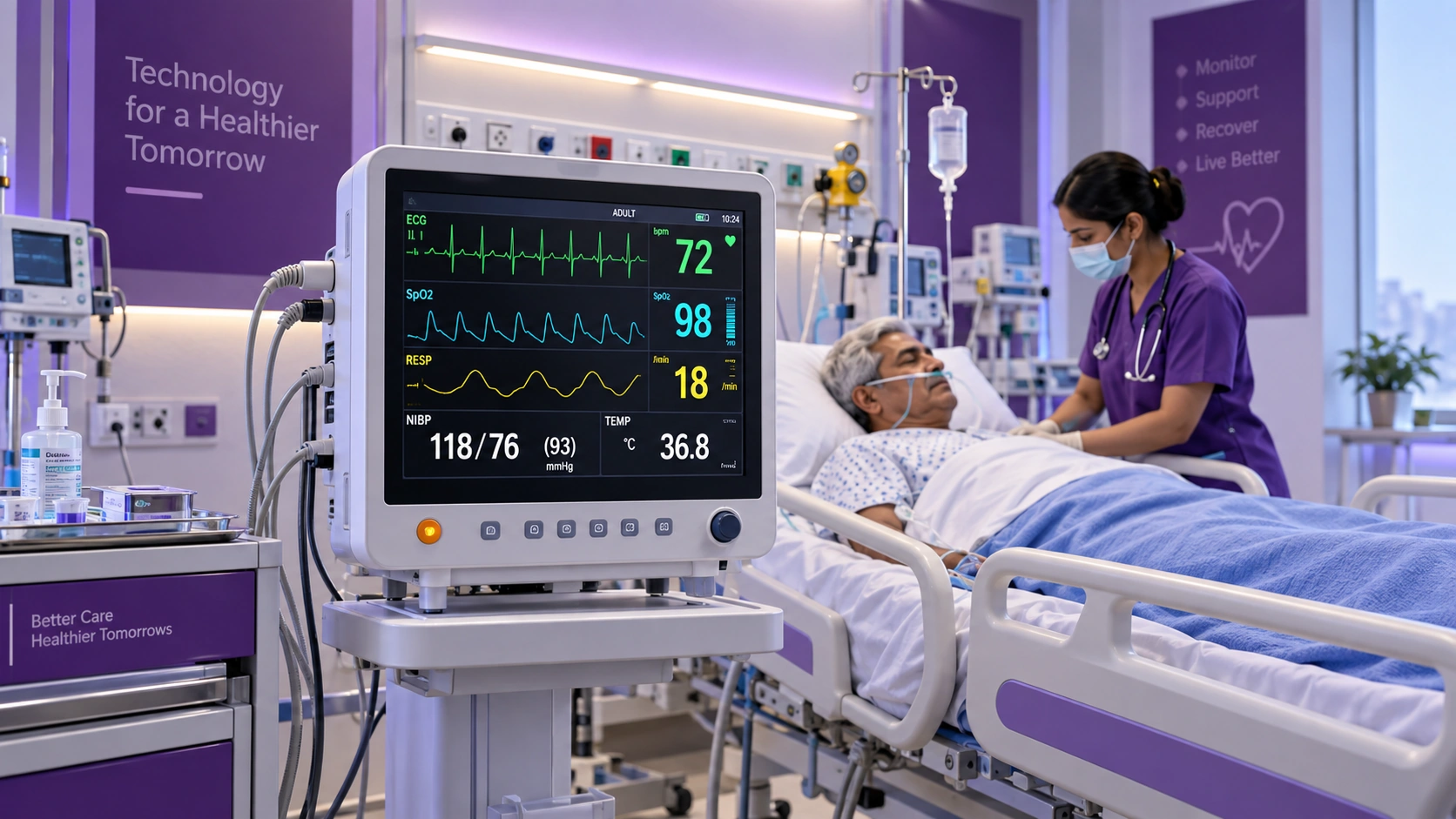 Patient Monitor Buying Guide ECG SpO2 NIBP Temperature Respikart