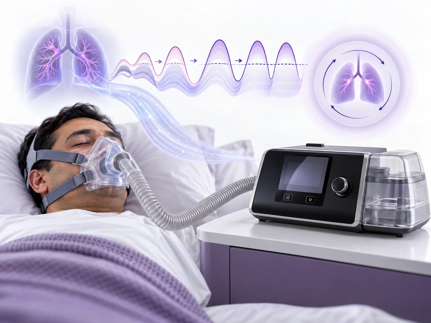 Target Tidal Volume concept in BiPAP therapy